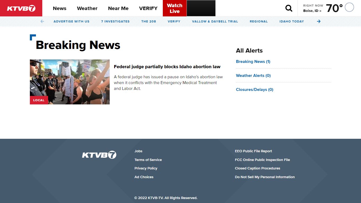 Boise's Leading Local News: Weather, Traffic, Sports and more - KTVB